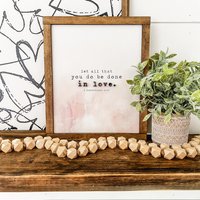 Valentinstag, Holzschild, Herz, Geschenk, Handgemachtes Valentinstag von WillowBeeSigns