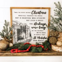 Weihnachtsschild, Weihnachtsdeko, Bauernhaus Deko, Laser Cut Schild, Weihnachtsgeschenke von WillowBeeSigns