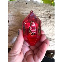 Vintage Jewelbrite Weihnachtsmann Weihnachtsverzierung Retro 1960 1970 Plastik Weihnachtsbaum Spielzeug 3D Reflektor Diorama Mcm Kitsch Dekor Vintage Jewelbrite Weihnachtsmann Weihnachtsverzierung Retro 1960 1970 Plastik Weihnachtsbaum Spielzeug 3D Reflektor Diorama Mcm Kitsch Dekor von WillowBloom