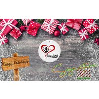 Personalisierte Ergotherapie Herz Ornament von WillowWaresCo