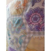 Weinlese-Patchwork-Kissen Weinlese-Patchwork-Kissen von WillowandlillyDesign