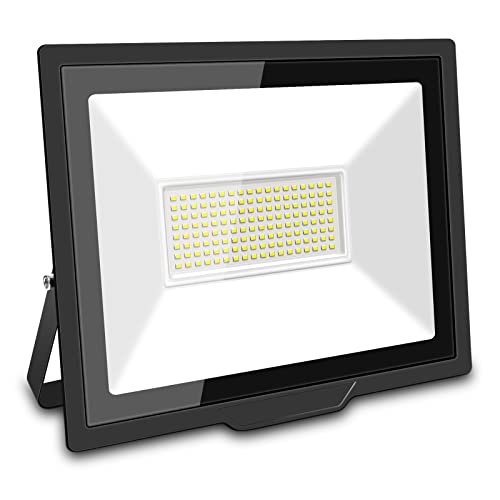 Willpower LED Strahler Außen 100W 10000LM Scheinwerfer 6000K Kaltweiß IP66 Wasserdicht Außenstrahler Fluter Flutlicht Aussenlampe für Garage Flur Garten Innenhöfe Hotel Sportplatz Hinterhof von Willpower