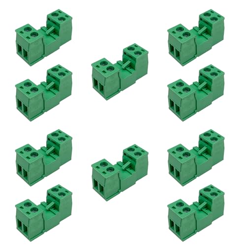 Willwewon 10 Set 2-Pin 2EDGRK 5.08mm Pitch Pluggable PCB Schraube Klemmensteckverbinder für Socket Panel Mount Willwewon 10 Set 2-Pin 2EDGRK 5.08mm Pitch Pluggable PCB Schraube Klemmensteckverbinder für Socket Panel Mount von Willwewon