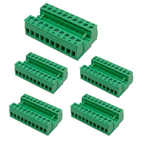 Willwewon 5 Set 10 Pin 2EDGRK 5.08mm Pitch Pluggable PCB Schraube Klemmensteckverbinder für Socket Panel Mount Willwewon 5 Set 10 Pin 2EDGRK 5.08mm Pitch Pluggable PCB Schraube Klemmensteckverbinder für Socket Panel Mount von Willwewon