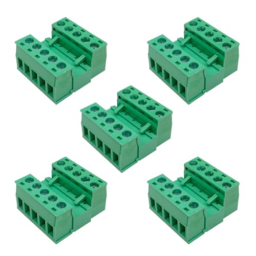 Willwewon 5 Set 5 Pin 2EDGRK 5.08mm Pitch Pluggable PCB Schraube Klemmensteckverbinder für Socket Panel Mount von Willwewon