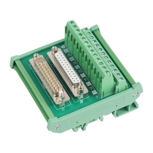Willwewon DB25 männliches und weibliches Klemmenschnittstellenmodul, D-Sub 25 Pin Klemmenblock Verdrahtungsklemme Willwewon DB25 männliches und weibliches Klemmenschnittstellenmodul, D-Sub 25 Pin Klemmenblock Verdrahtungsklemme von Willwewon
