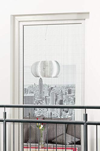 Polyester Fliegengitter für Türen 130x220 cm an französichen Balkon Fliegengitter Fenster von Willy's Fachmarkt
