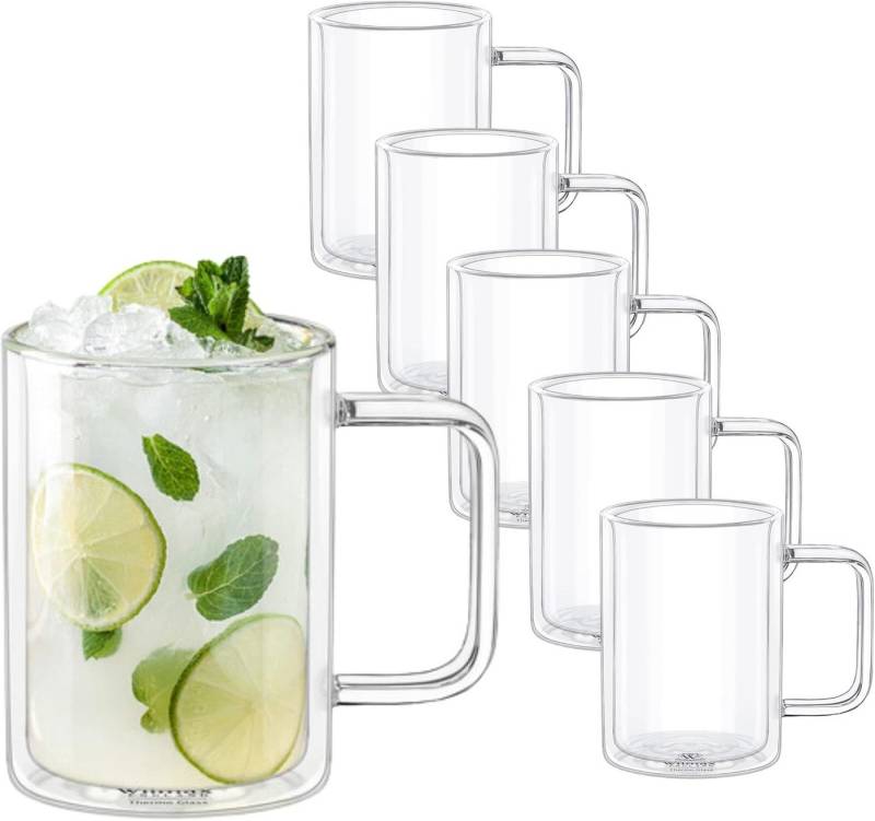 Wilmax England - Deutschland Geschirr-Set Wilmax Doppelwandige Gläser, 400 ml, 6er Set von Wilmax England - Deutschland