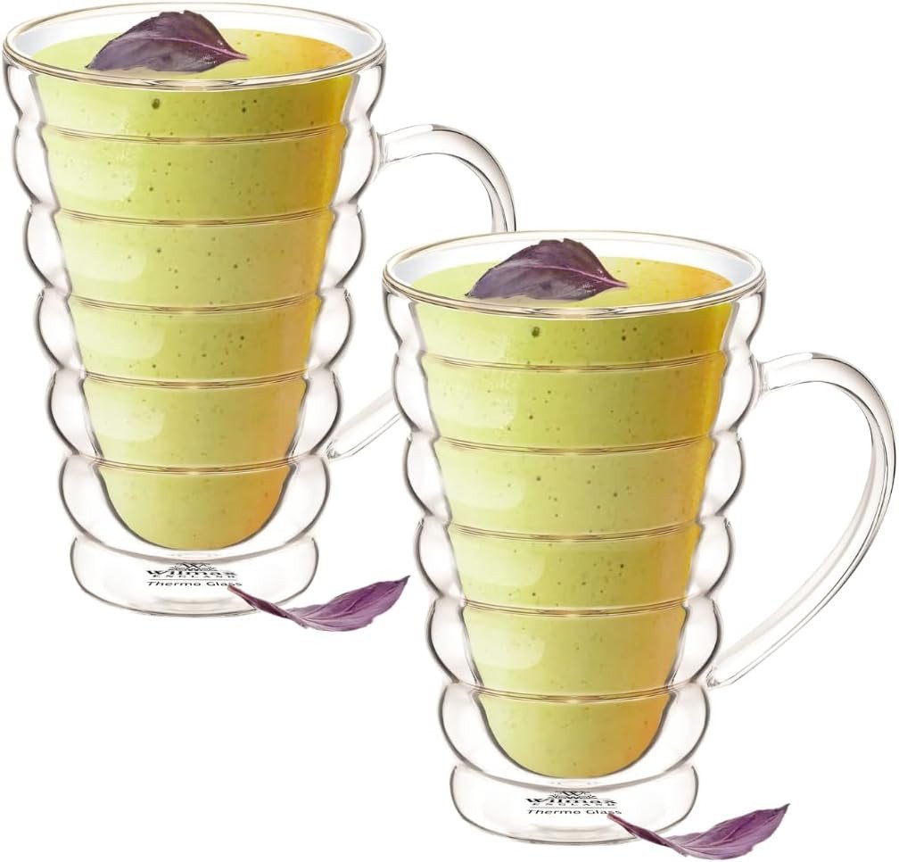 Wilmax England - Deutschland Geschirr-Set Wilmax Doppelwandige Tasse, 300 ml, 2er Set, Glas Wilmax England - Deutschland Geschirr-Set Wilmax Doppelwandige Tasse, 300 ml, 2er Set, Glas von Wilmax England - Deutschland