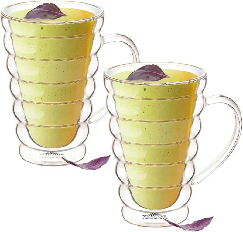 Wilmax England - Deutschland Geschirr-Set Wilmax Doppelwandige Tasse, 300 ml, 2er Set, Glas Wilmax England - Deutschland Geschirr-Set Wilmax Doppelwandige Tasse, 300 ml, 2er Set, Glas von Wilmax England - Deutschland