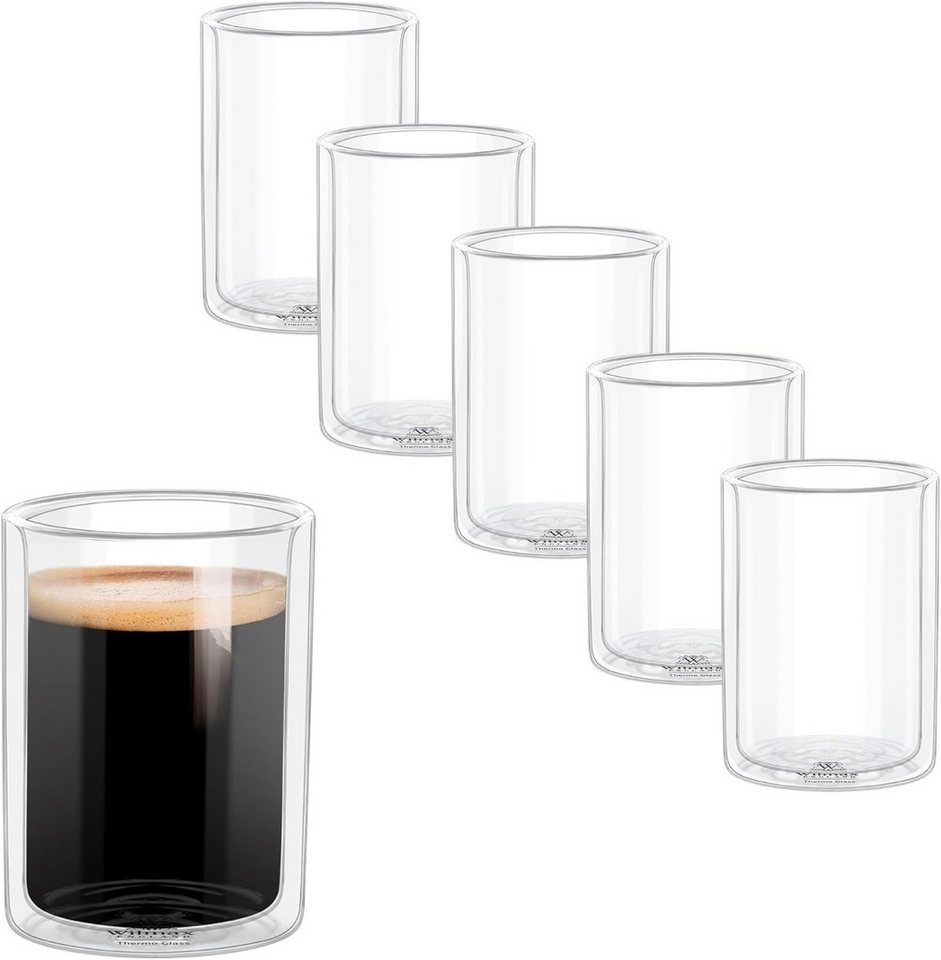 Wilmax England - Deutschland Geschirr-Set Wilmax Glas mit Doppelwand, 200 ml, 6er Set Wilmax England - Deutschland Geschirr-Set Wilmax Glas mit Doppelwand, 200 ml, 6er Set von Wilmax England - Deutschland