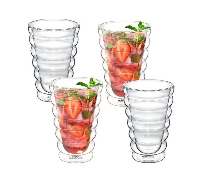 Wilmax England - Deutschland Geschirr-Set Wilmax Glas mit Doppelwand, 300 ml, 4er Set von Wilmax England - Deutschland