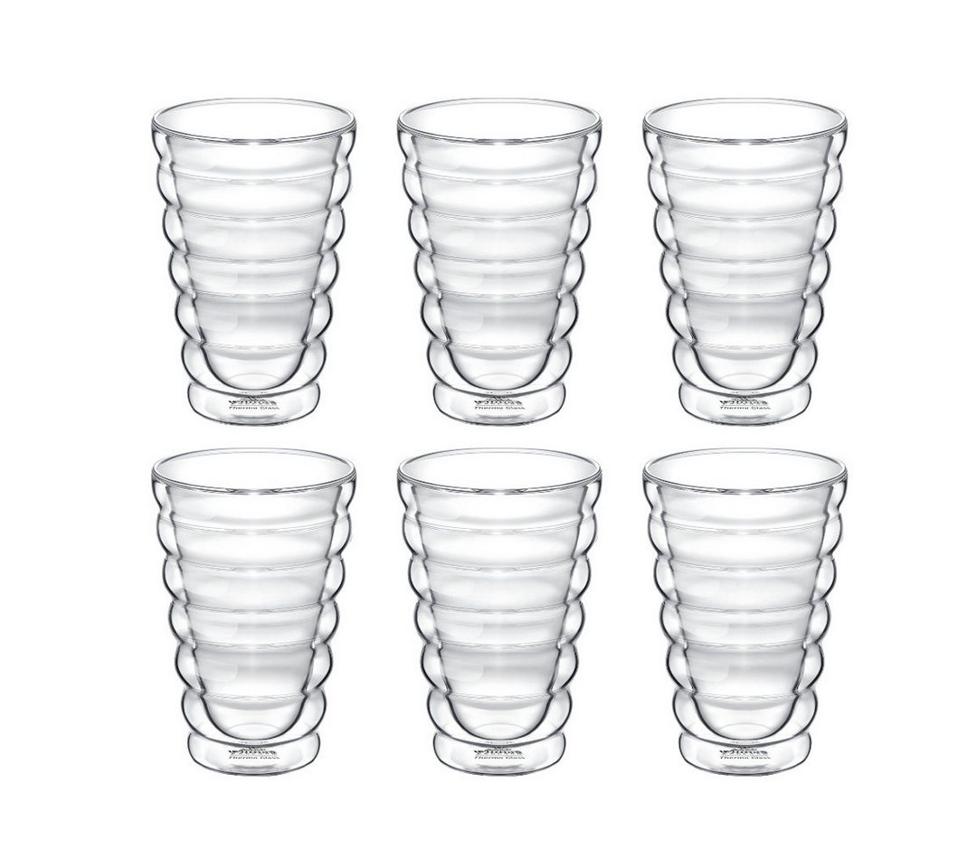 Wilmax England - Deutschland Geschirr-Set Wilmax Glas mit Doppelwand, 300 ml, 6er Set Wilmax England - Deutschland Geschirr-Set Wilmax Glas mit Doppelwand, 300 ml, 6er Set von Wilmax England - Deutschland