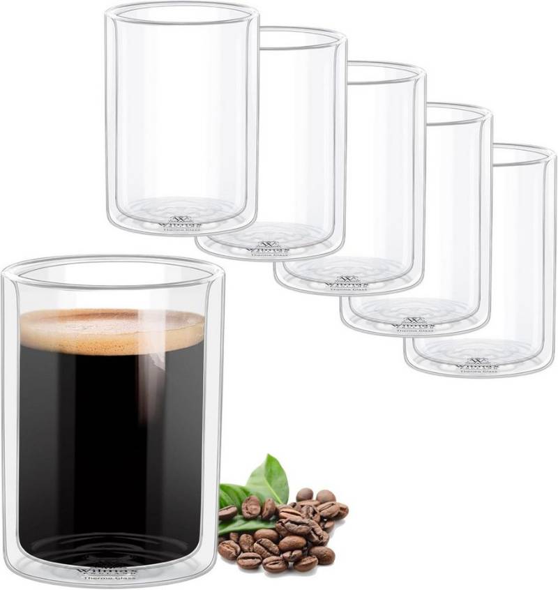 Wilmax England - Deutschland Geschirr-Set Wilmax Glas mit Doppelwand, 400 ml, 6er Set von Wilmax England - Deutschland