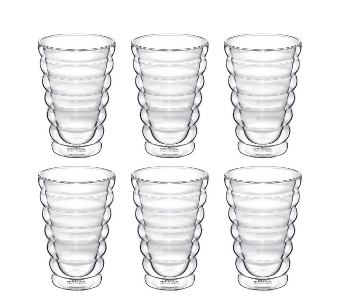 Wilmax England - Deutschland Geschirr-Set Wilmax Glas mit Doppelwand, 400 ml, 6er Set Wilmax England - Deutschland Geschirr-Set Wilmax Glas mit Doppelwand, 400 ml, 6er Set von Wilmax England - Deutschland