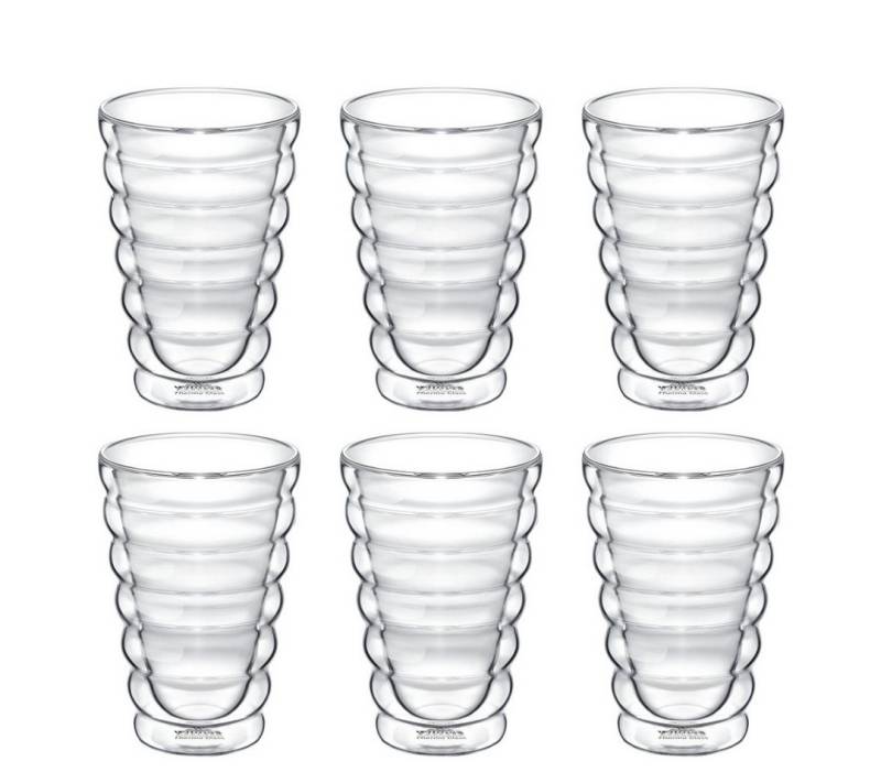 Wilmax England - Deutschland Geschirr-Set Wilmax Glas mit Doppelwand, 400 ml, 6er Set von Wilmax England - Deutschland