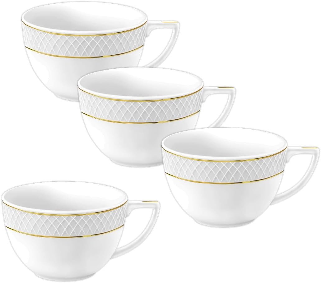 Wilmax England - Deutschland Geschirr-Set Wilmax Jumbo-Becher mit Goldlinien, 500 ml, 6er Set Wilmax England - Deutschland Geschirr-Set Wilmax Jumbo-Becher mit Goldlinien, 500 ml, 6er Set von Wilmax England - Deutschland