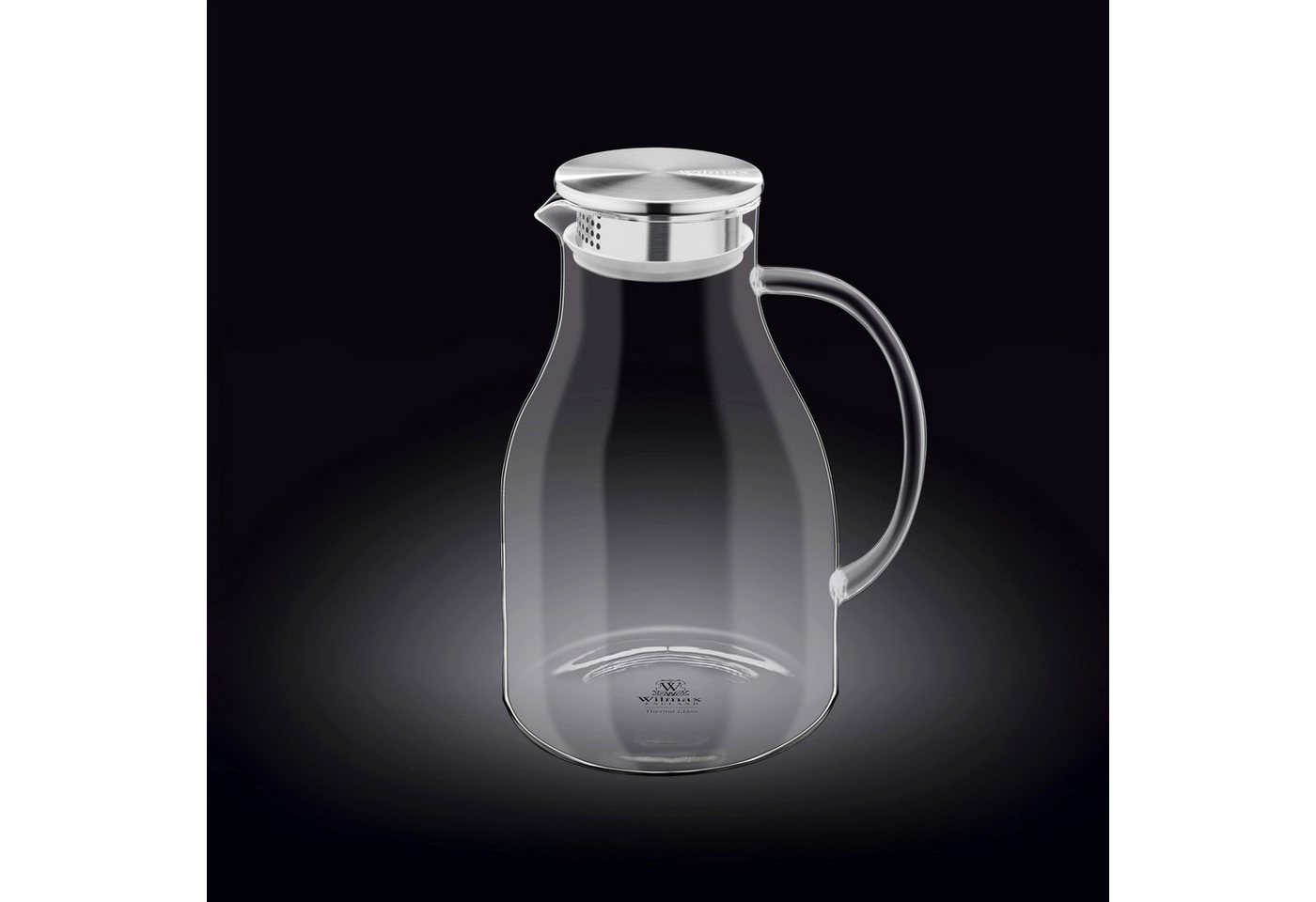 Wilmax England - Deutschland Geschirr-Set Wilmax Karaffe aus Borosilikat Glas, 2500 ml, Edelstahl-Deckel Wilmax England - Deutschland Geschirr-Set Wilmax Karaffe aus Borosilikat Glas, 2500 ml, Edelstahl-Deckel von Wilmax England - Deutschland