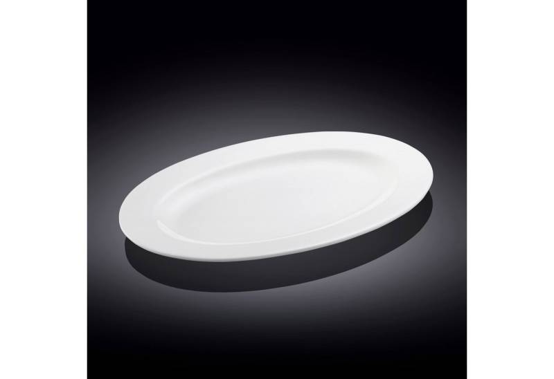 Wilmax England - Deutschland Geschirr-Set Wilmax Oval Servierplatte Porzellan 36 cm Weiß Stella Pro von Wilmax England - Deutschland