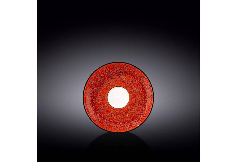Wilmax England - Deutschland Geschirr-Set Wilmax Porzellan Untertasse, 15 cm, Splash Red Kollektion von Wilmax England - Deutschland
