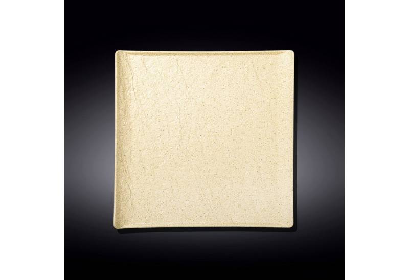 Wilmax England - Deutschland Geschirr-Set Wilmax Quadratischer Teller Wilmax SANDSTONE Porzellan 27 x 27 cm von Wilmax England - Deutschland