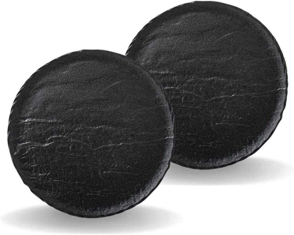 Wilmax England - Deutschland Geschirr-Set Wilmax Runde Porzellanteller Schwarz, 28 cm, 2er-Set Wilmax England - Deutschland Geschirr-Set Wilmax Runde Porzellanteller Schwarz, 28 cm, 2er-Set von Wilmax England - Deutschland