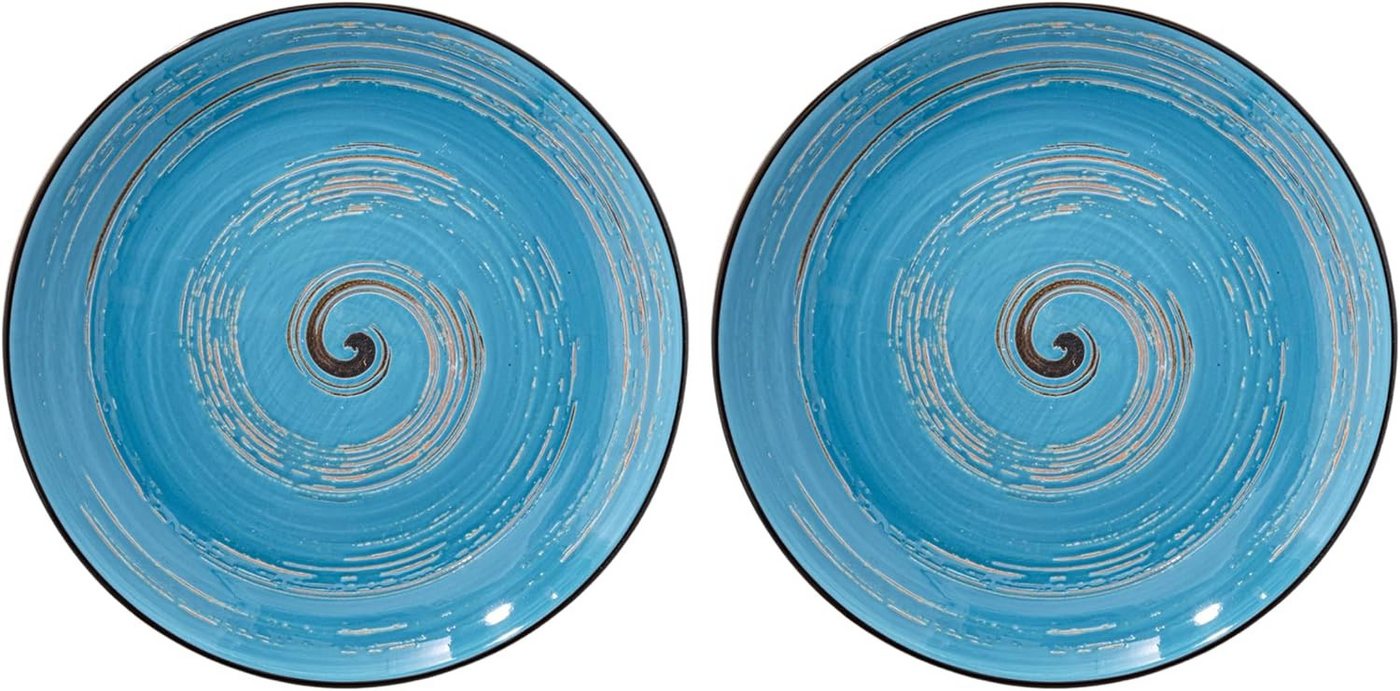 Wilmax England - Deutschland Geschirr-Set Wilmax Runder Teller Blau 25 cm Elegantes Design für Speisen Wilmax England - Deutschland Geschirr-Set Wilmax Runder Teller Blau 25 cm Elegantes Design für Speisen von Wilmax England - Deutschland