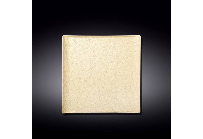 Wilmax England - Deutschland Geschirr-Set Wilmax SANDSTONE Quadrat Teller 21,5 cm Beige von Wilmax England - Deutschland