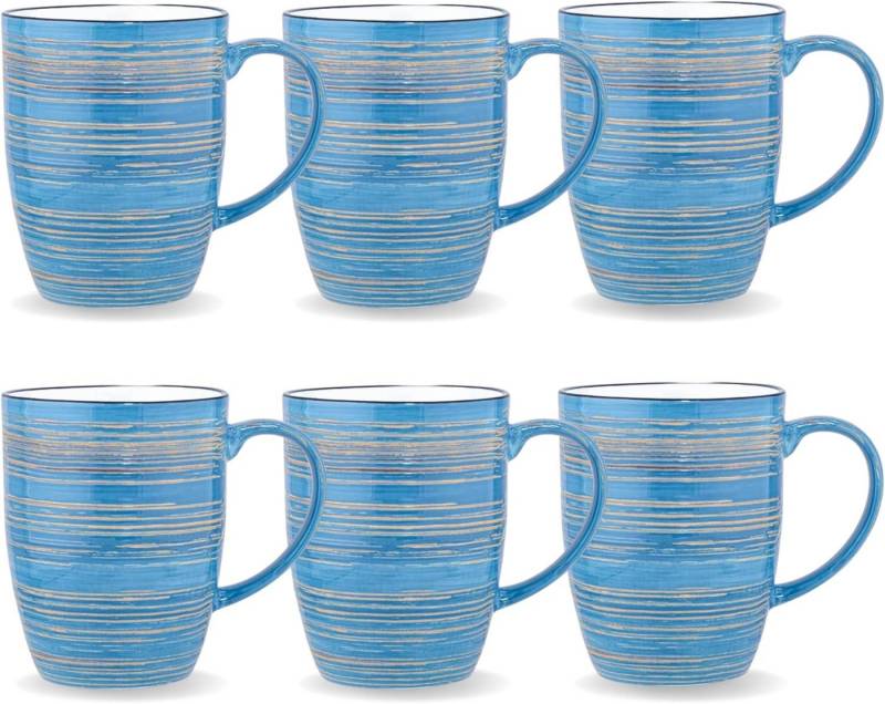 Wilmax England - Deutschland Geschirr-Set Wilmax SPIRAL Becher 6er-Set 460 ml Modern & Spülmaschinenfest von Wilmax England - Deutschland