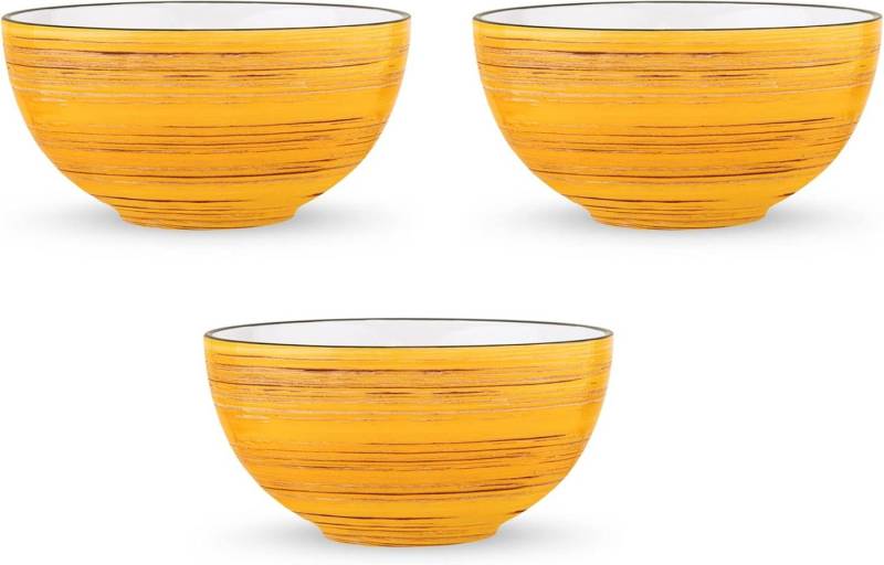 Wilmax England - Deutschland Geschirr-Set Wilmax SPIRAL Porzellanschalen, 3er-Set, 14 cm, 600 ml von Wilmax England - Deutschland