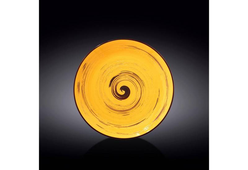Wilmax England - Deutschland Geschirr-Set Wilmax SPIRAL Runder Teller 25 cm gelb kratzfest von Wilmax England - Deutschland
