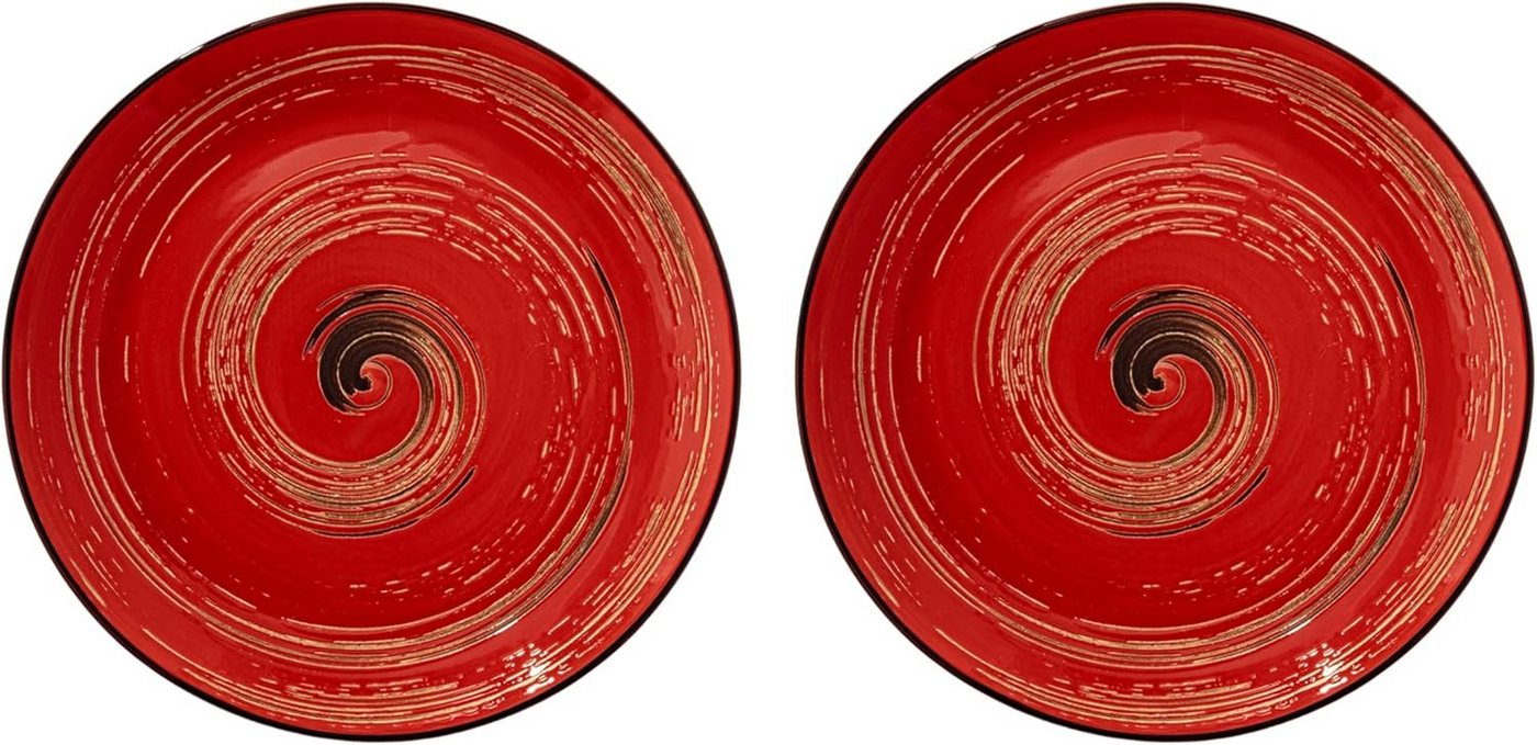 Wilmax England - Deutschland Geschirr-Set Wilmax SPIRAL Runder Teller 25 cm rot kratzfest Wilmax England - Deutschland Geschirr-Set Wilmax SPIRAL Runder Teller 25 cm rot kratzfest von Wilmax England - Deutschland
