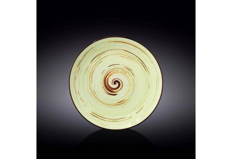 Wilmax England - Deutschland Geschirr-Set Wilmax Spiral Teller Pistazie 25 cm Für stilvolle Tischdekoration von Wilmax England - Deutschland