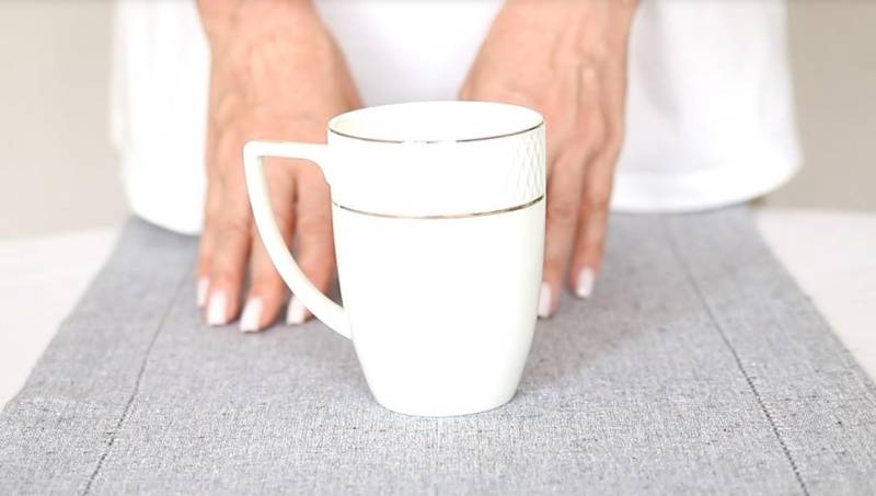 Wilmax England - Deutschland Geschirr-Set Wilmax Tasse mit Goldlinien, 450 ml, 4er Set von Wilmax England - Deutschland