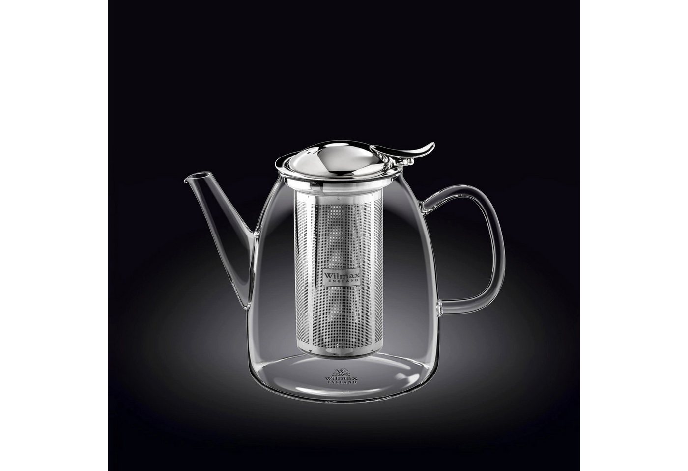 Wilmax England - Deutschland Geschirr-Set Wilmax Teekanne 950 ml Borosilikatglas mit Edelstahlfilter Wilmax England - Deutschland Geschirr-Set Wilmax Teekanne 950 ml Borosilikatglas mit Edelstahlfilter von Wilmax England - Deutschland