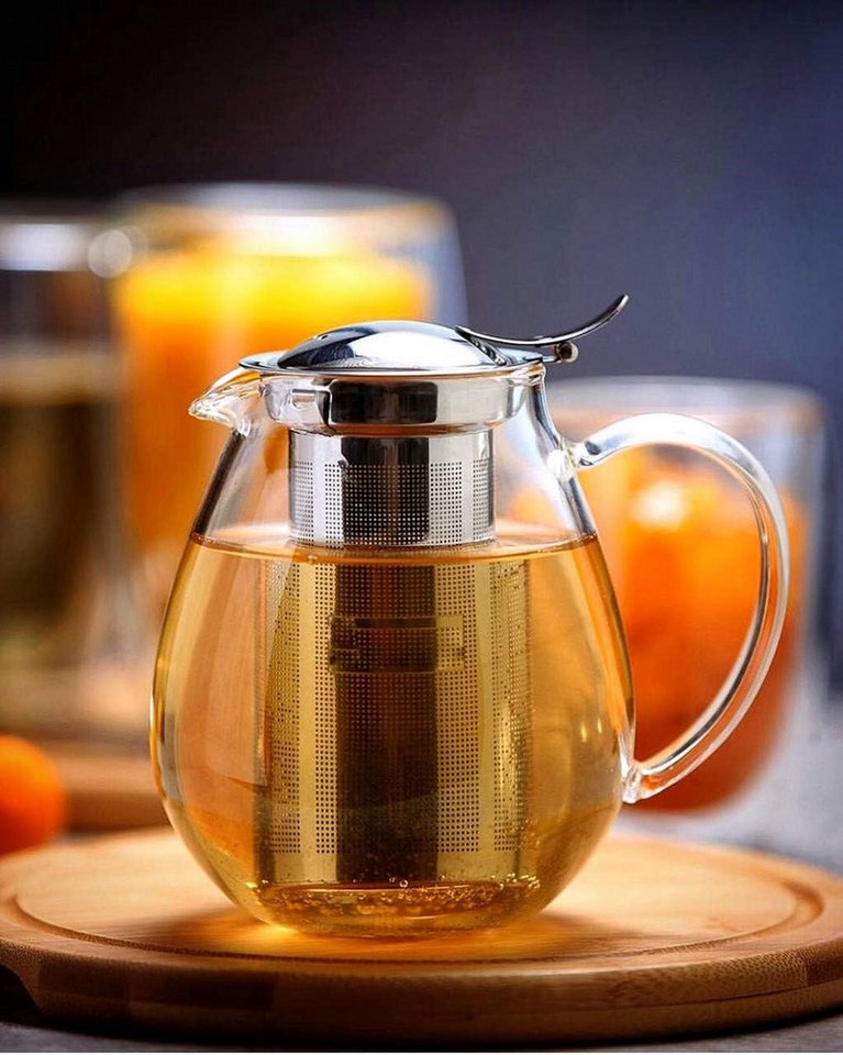 Wilmax England - Deutschland Geschirr-Set Wilmax Teekanne aus Glas mit Filter 850 ml Wilmax England - Deutschland Geschirr-Set Wilmax Teekanne aus Glas mit Filter 850 ml von Wilmax England - Deutschland