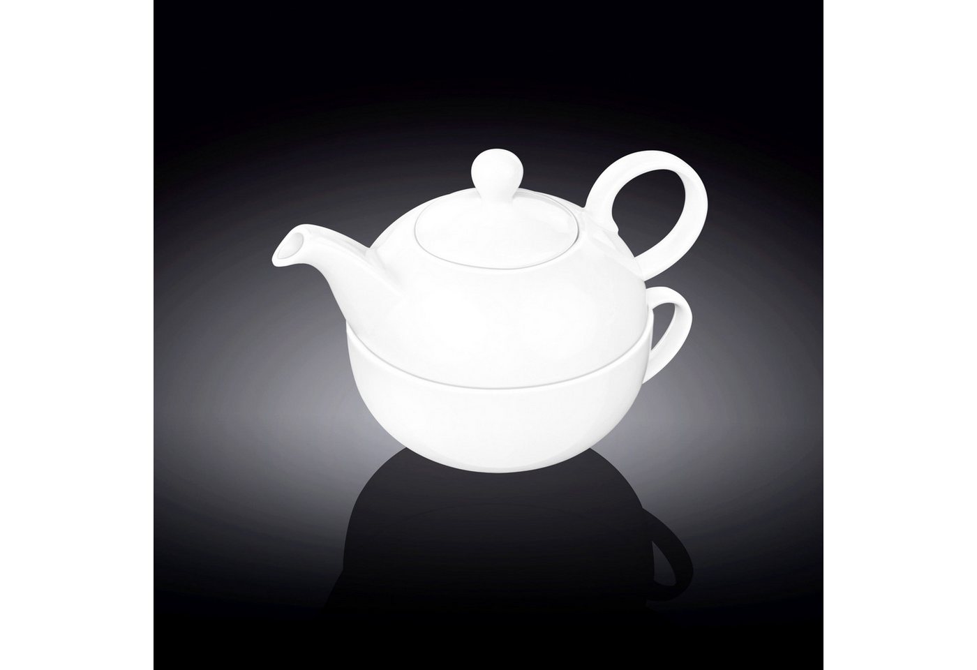 Wilmax England - Deutschland Geschirr-Set Wilmax Teekanne & Tasse Set aus Porzellan 375 ml & 340 ml Wilmax England - Deutschland Geschirr-Set Wilmax Teekanne & Tasse Set aus Porzellan 375 ml & 340 ml von Wilmax England - Deutschland