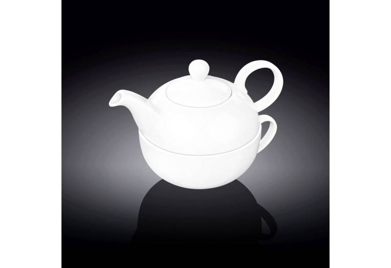 Wilmax England - Deutschland Geschirr-Set Wilmax Teekanne & Tasse Set aus Porzellan 375 ml & 340 ml von Wilmax England - Deutschland