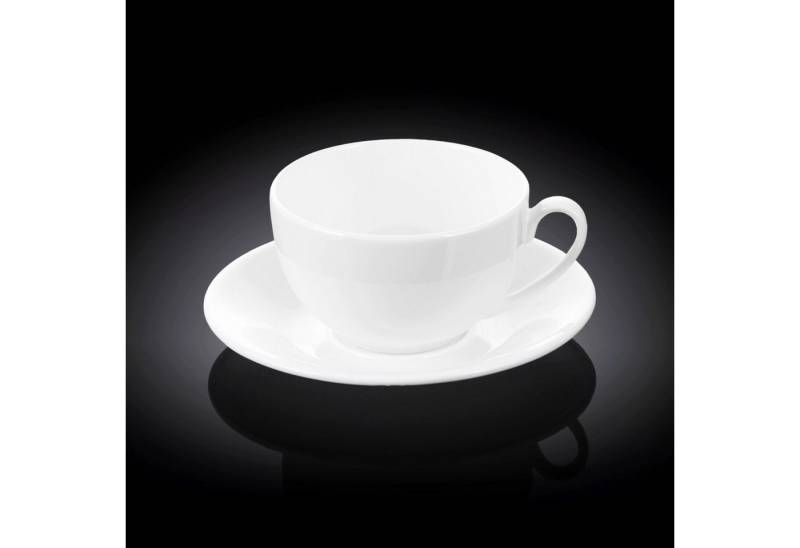 Wilmax England - Deutschland Geschirr-Set Wilmax Teetasse mit Untertasse 400 ml Hochwertiges Porzellan von Wilmax England - Deutschland