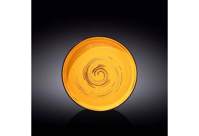 Wilmax England - Deutschland Geschirr-Set Wilmax Teller 23 cm Runde Form mit hohem Rand Spiral Gelb von Wilmax England - Deutschland