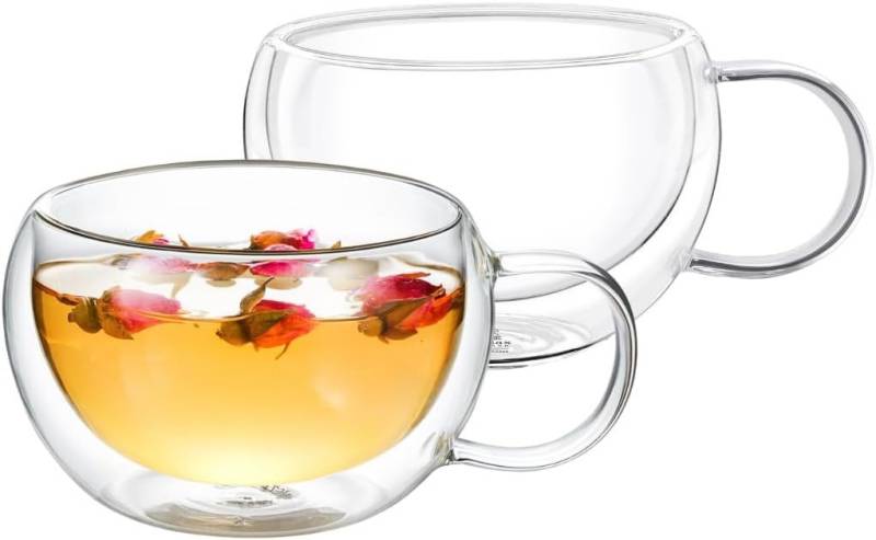 Wilmax England - Deutschland Geschirr-Set Wilmax Thermogläser mit Henkel 2er-Set 300 ml Latte Kaffeeglas Wilmax England - Deutschland Geschirr-Set Wilmax Thermogläser mit Henkel 2er-Set 300 ml Latte Kaffeeglas von Wilmax England - Deutschland