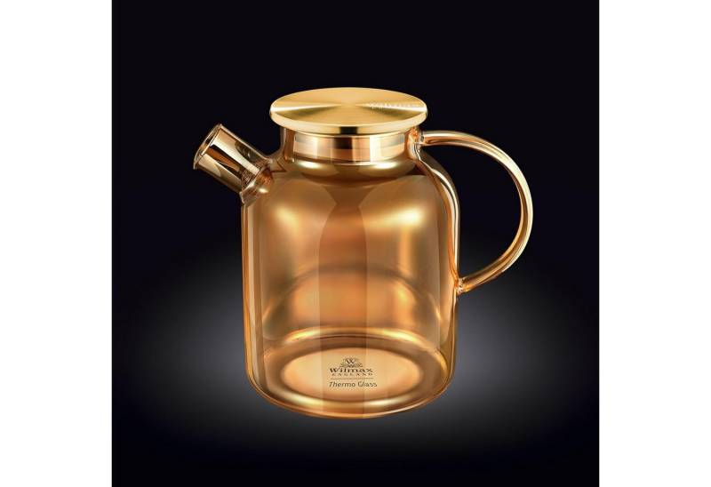 Wilmax England - Deutschland Geschirr-Set Wilmax Thermoglas-Teekanne 1600 ml mit PVD-Beschichtung von Wilmax England - Deutschland