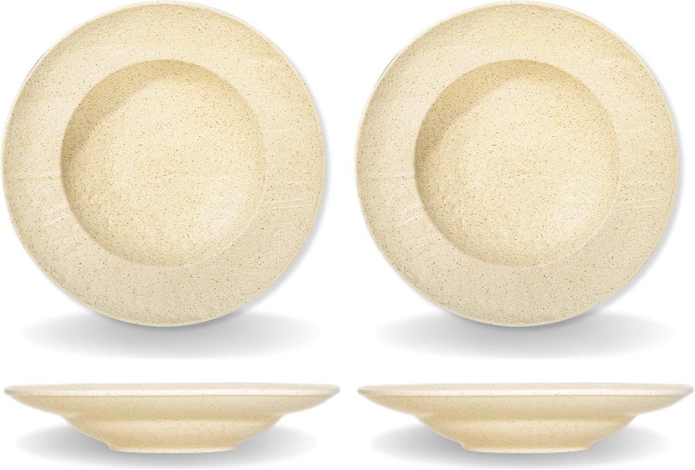 Wilmax England - Deutschland Geschirr-Set Wilmax Tiefe Teller Set, 2-teilig, 350 ml, beige Porzellan Wilmax England - Deutschland Geschirr-Set Wilmax Tiefe Teller Set, 2-teilig, 350 ml, beige Porzellan von Wilmax England - Deutschland