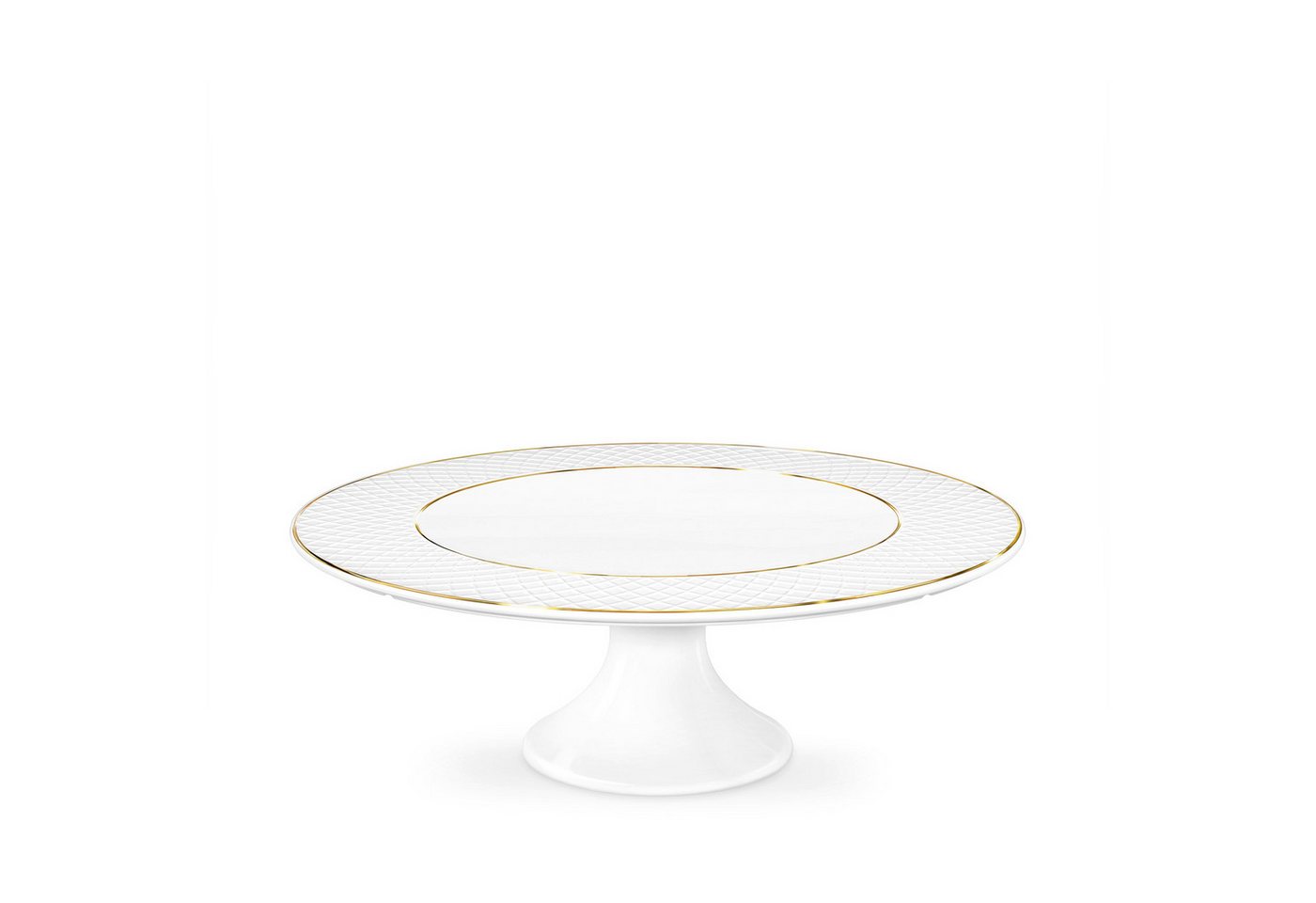 Wilmax England - Deutschland Geschirr-Set Wilmax Tortenplatte Porzellan 30.5 cm Weiß mit Gold Wilmax England - Deutschland Geschirr-Set Wilmax Tortenplatte Porzellan 30.5 cm Weiß mit Gold von Wilmax England - Deutschland