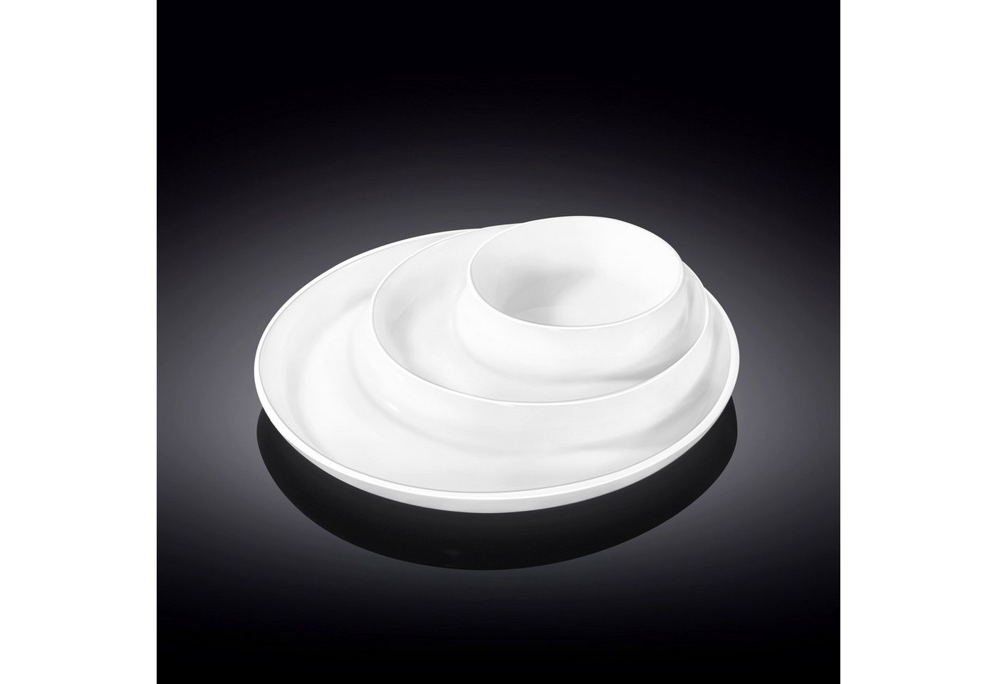 Wilmax England - Deutschland Geschirr-Set Wilmax Unterteilte Servierschale, Porzellan, 25,5 cm Wilmax England - Deutschland Geschirr-Set Wilmax Unterteilte Servierschale, Porzellan, 25,5 cm von Wilmax England - Deutschland