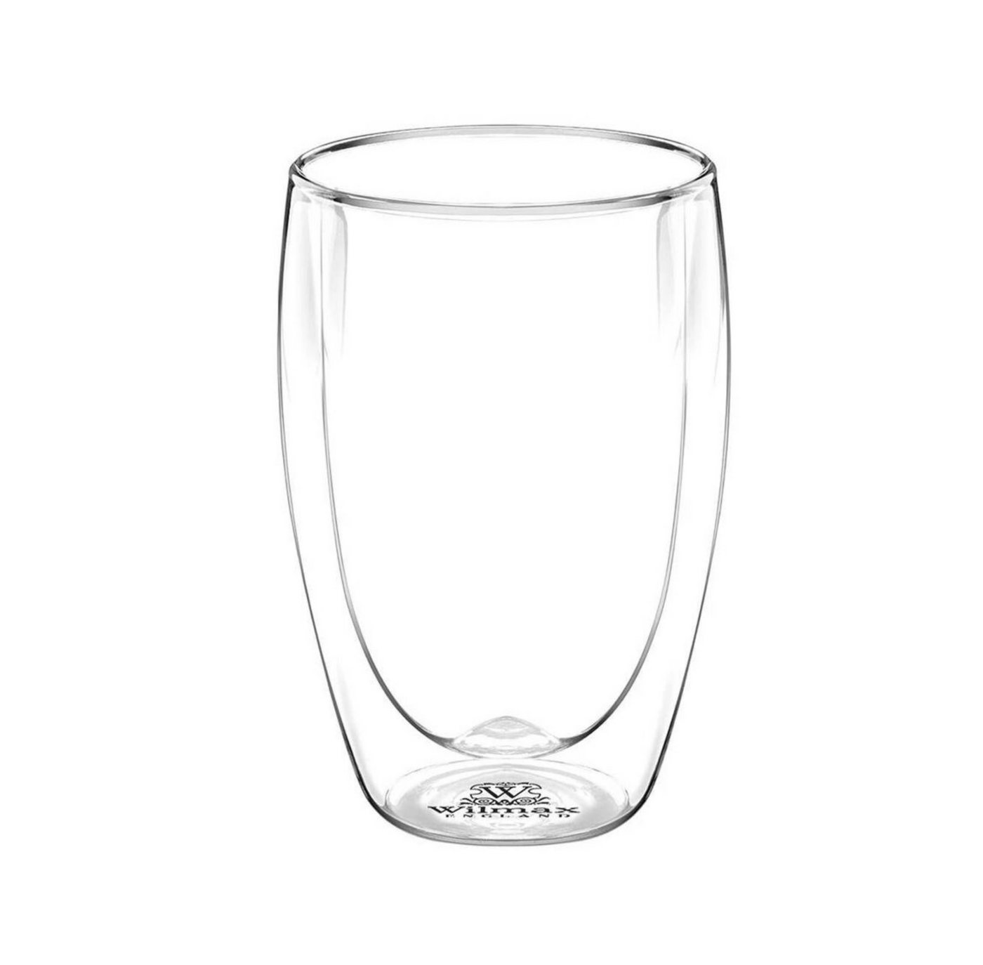 Wilmax England Thermoglas, Doppelwandiges Glas – Ideal für Kaffee oder Tee, 300 ml, isoliert von Wilmax England