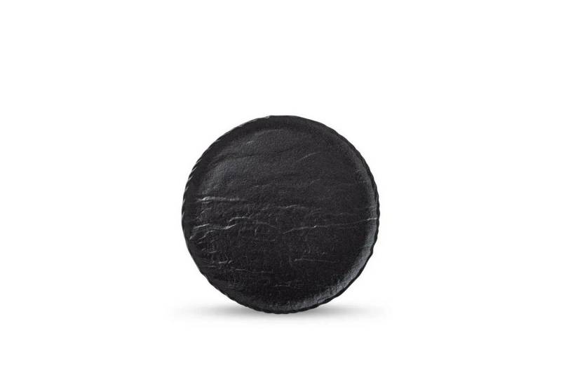 Wilmax England Geschirr-Set, SlateStone Porzellanteller – 20,5 cm, rustikaler Look, 3er-Pack von Wilmax England