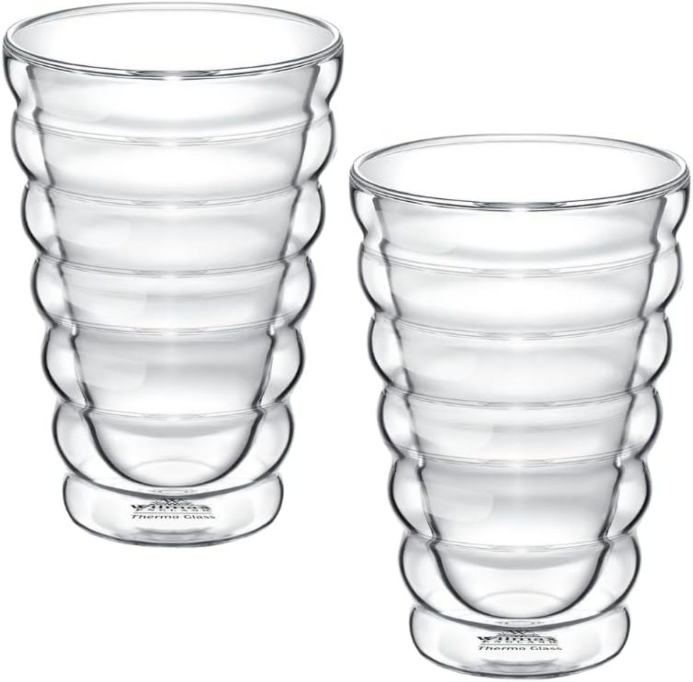 Wilmax England Thermobecher, Thermogläser Bubble - 250 ml - 2er-Set Doppelwandige Gläser Wilmax England Thermobecher, Thermogläser Bubble - 250 ml - 2er-Set Doppelwandige Gläser von Wilmax England