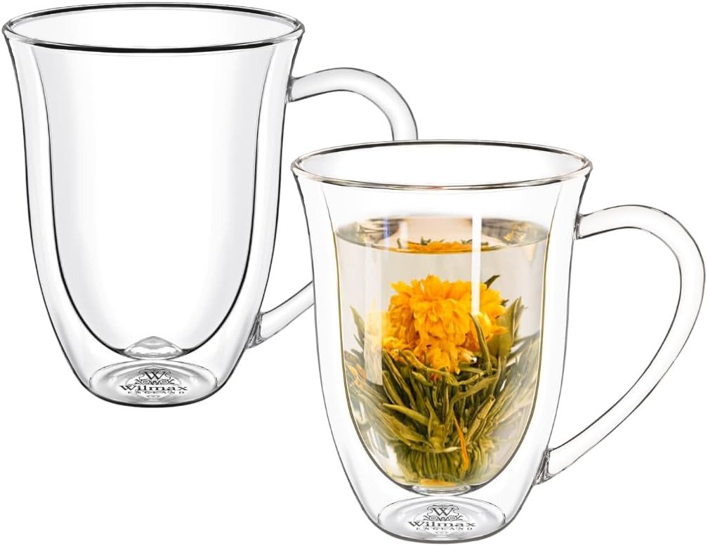 Wilmax England - Deutschland Thermoglas Wilmax Doppelwandige Tasse mit Henkel, 250ml, 300ml 400 ml, 2er Set, 4er Set, 6er Set Wilmax England - Deutschland Thermoglas Wilmax Doppelwandige Tasse mit Henkel, 250ml, 300ml 400 ml, 2er Set, 4er Set, 6er Set von Wilmax England - Deutschland