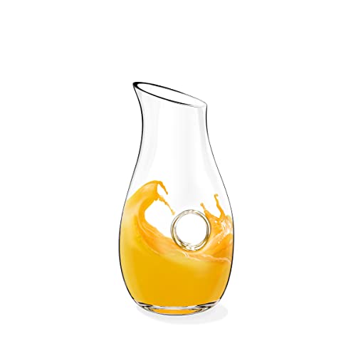 Wilmax Glaskrug 1400 ml | Wasserkrug | Glas-karaffe | Wasserkanne | Glaskaraffe | Weinkaraffe | Glaskanne | WasserKaraffe | Teekanne | Geschenkbox | Transparent | 1 Stück | von Wilmax England